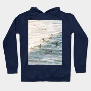 Golden Afternoon Surfers Hoodie